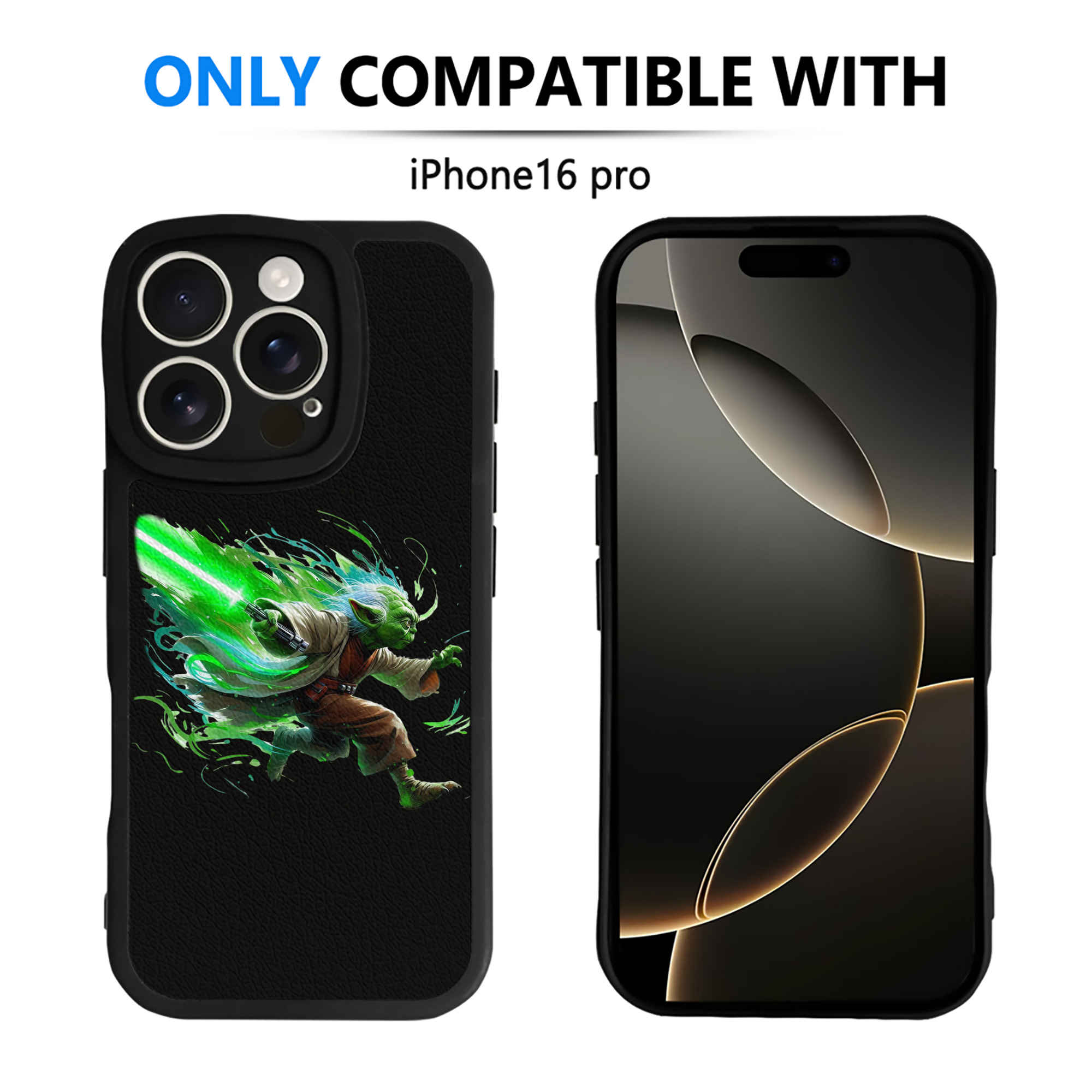 （画像用） スター・ウォーズ Star Wars 【iPhone 16シリーズ対応】シリコンスマホケース（レザー調） 材質：シリコン
